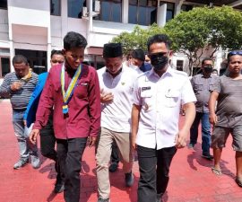 Wali Kota Rahmad Mas'ud usai berdialog dengan para demonstran BBM solar di Balikpapan (Dok. Diskominfo Balikpapan)