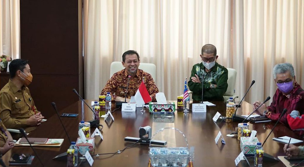Hadi Mulyadi ketika menerima kunjungan dari kementerian Malaysia.