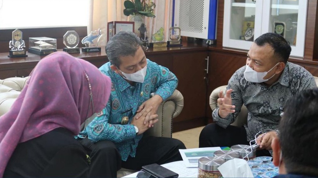 Hadi Mulyadi saat audiensi dengan BPJS Ketenagakerjaan Kalimantan, Selasa, 15 Februari 2022.