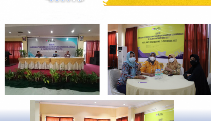 Rakornis pemuda dan olahragawan Kaltim di Bontang.