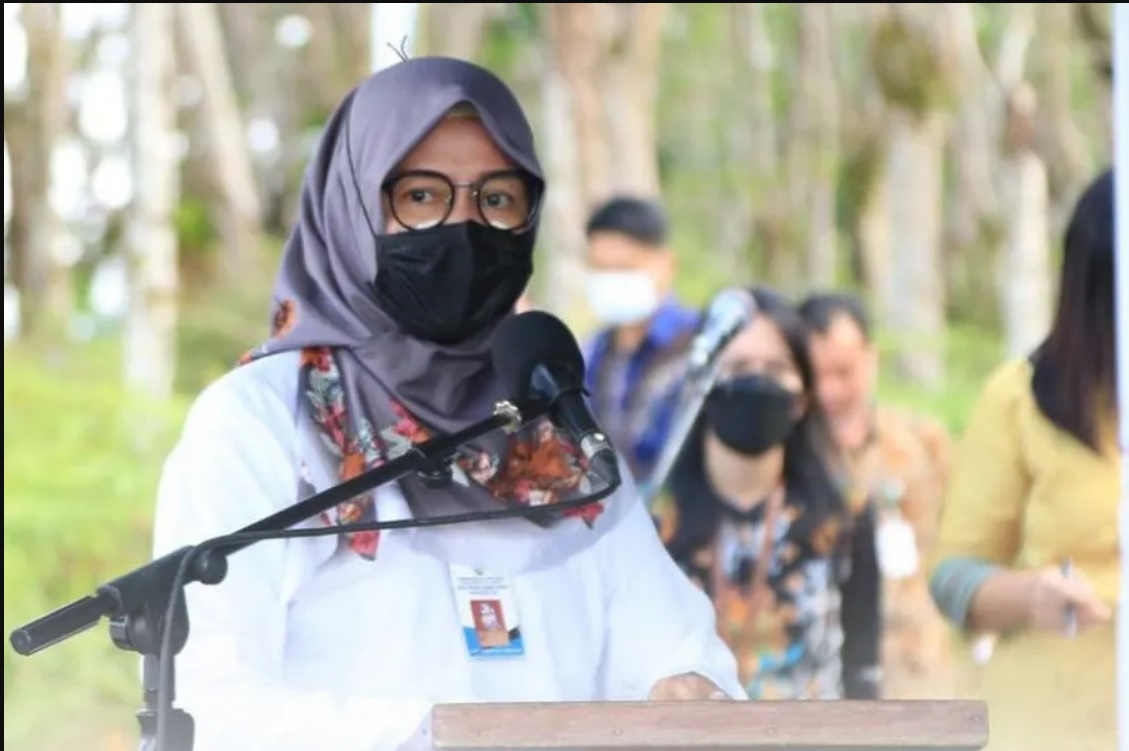 Kepala Dinas Pangan Tanaman Pangan dan Hortikultura (DPTPH) Kaltim Siti Farisyah Yana jamin minyak dari pemerintah berkualitas. [Ist]