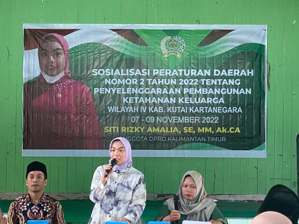 Sosper Ketahanan Keluarga di Kecamatan Anggana. [Ist]