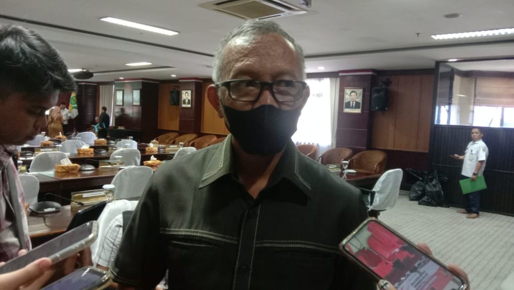 Wakil Ketua DPRD Kalimantan Timur, Muhammad Samsun saat diwawancarai awak media (Foto: Iswanto/Mediaetam.com).