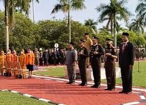 Bupati Edi Damansyah Pimpin Upacara Hari Pahlawan, di Tenggarong, 10 November 2022. [Ist]
