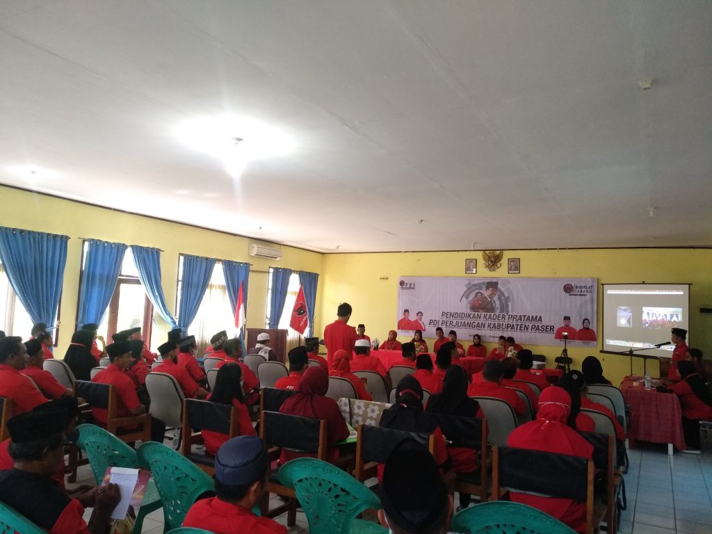 DPC PDI Perjuangan Kabupaten Paser telah melaksanakan PKP yang berlangsung di Gedung PKK Pemkab Paser.
