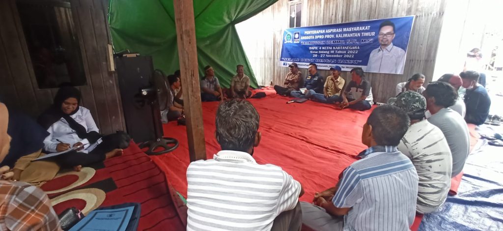 Baharuddin Demmu menggelar reses di Kelurahan Muara Jawa Pesisir, Jumat, 25 November 2022.