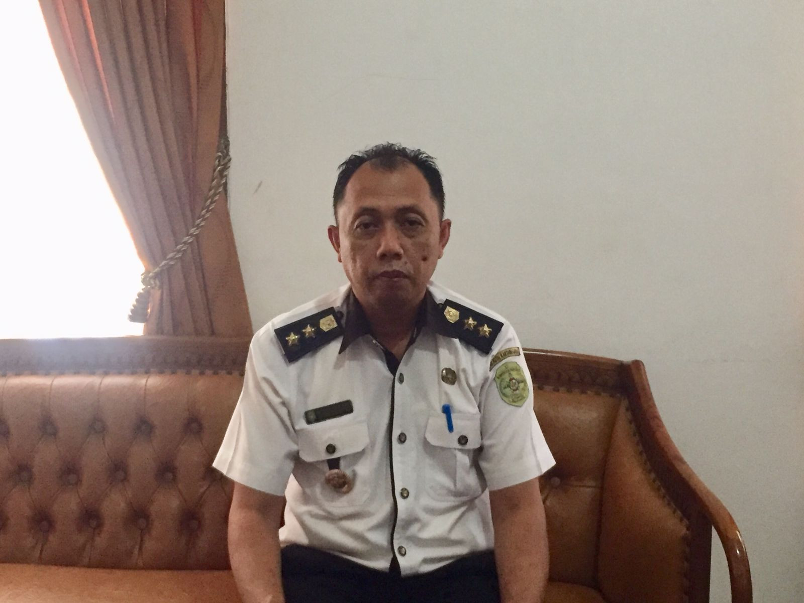 Lurah Loa Ipuh, Marten Hedy Yudha Murhans. [Indah/Mediaetam.com]