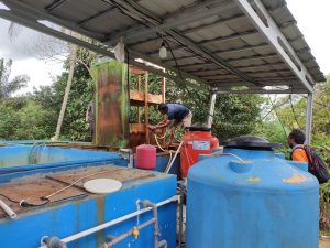 Pamsimas di di Dusun Karya Makmur Desa Batuah, Kecamatan Loa Janan. [Ist]