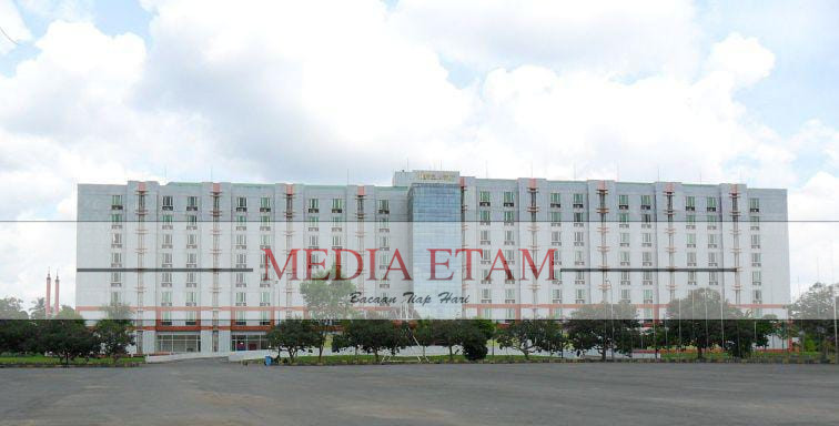 Kondisi Hotel atau asrama Atlet di kawasan Stadion Gelora Kadrie Oening Samarinda (Foto: Iswanto/Mediaetam.com).