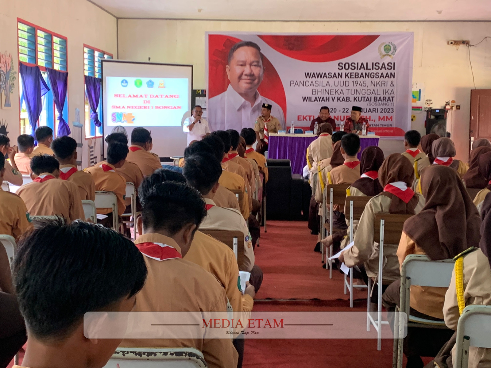 Anggota DPRD Kaltim Ekti Imanuel gelar Sosbang di Kutai Barat. [Ist]