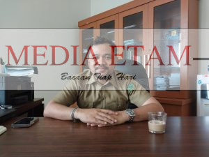 Kabid Sumber Daya Air pada DPUPR Kabupaten Berau, Hendra Pranata.[Elton Wada / Mediaetam.com]