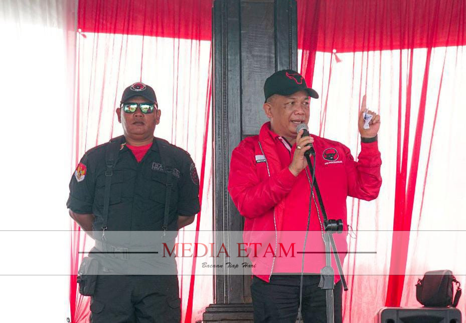 Ketua DPC PDIP Kabupaten Berau, Atilaganardi. [Christian / Mediaetam.com]