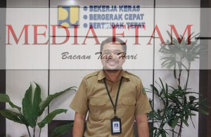 Kabid Sumber Daya Air DPUPR Berau, Hendra Pranata. [Elton Wada / Mediaetam.com