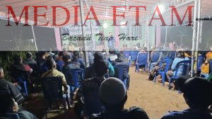 Anggota Komisi I DPRD Berau, Falentinus Keo Meo saat menggelar Reses I DPRD Berau Tahun Sidang 2023 di Kampung Samburakat, Kecamatan Gunung Tabur, pada Minggu (12/2/2023). [Christian / Mediaetam.com]