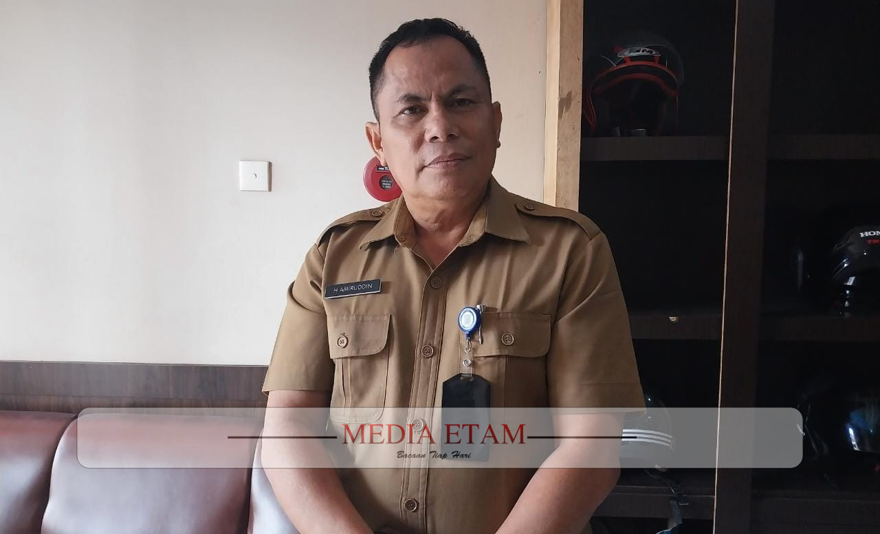 Kepala Dispora Kabupaten Berau, Amiruddin. [Elton Wada / Mediaetam.com]