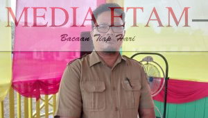 Kepala Kampung Tubaan, Saipul Achyar. [Elton Wada / Mediaetam.com]