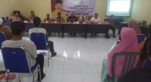 Anggota DPRD Kalimantan Timur, Andi Harahap saat melaksanakan sosialisasi wawasan kebangsaan (Foto istimewa)