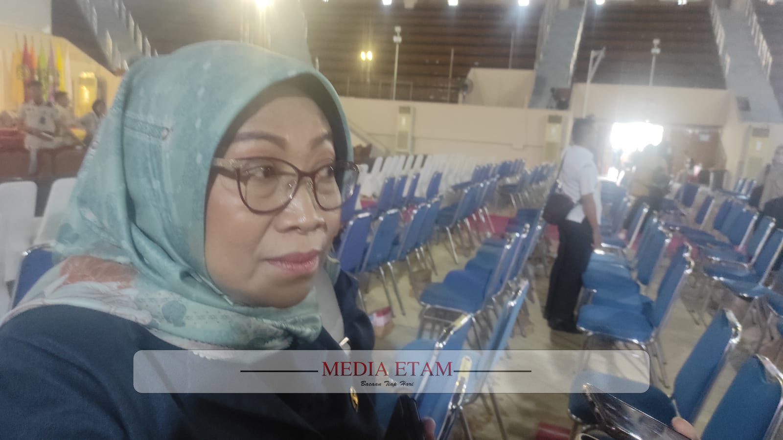 Ketua Komisi IV DPRD Kota Samarinda Saat Menghadiri Bedah Buku Aldera (Idham, Mediaetam.com)