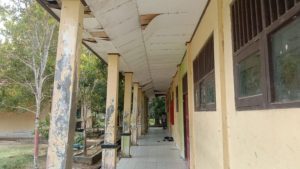 Kondisi bangunan SMK Negeri 1 Kaliorang (Foto Istimewa).