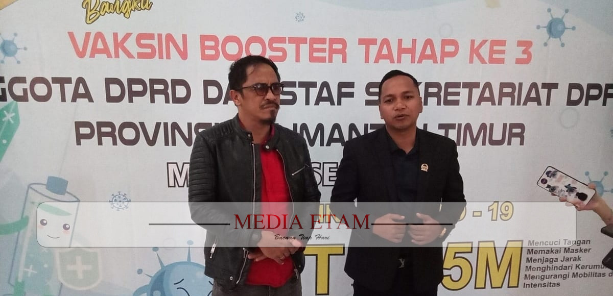 Tim Pansus Investigasi Pertambangan DPRD Kalimantan saat memberikan keterangan Pers (Foto Iswanto, Mediaetam.com).