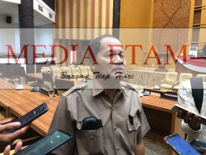 Wakil Ketua DPRD Kota Samarinda Rusdi seusai menerima kunjungan DPRD Kabupaten Bulukumba ( Idham, Mediaetam.com)