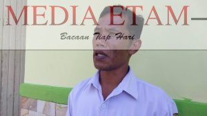 Kepala Kampung (Kakam) Sumber Agung, Kecamatan Batu Putih, Edi Santoso. [Elton Wada / Mediaetam.com]