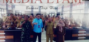 Sosialisasi Pilkakam Serentak Kabupaten Berau Tahun 2023 yang digelar di Kantor Bupati Berau, Tanjung Redeb, pada Selasa (14/3/2023). [Christian / Mediaetam.com]