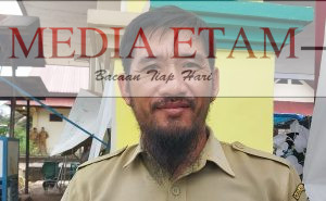 Kepala Kampung Long Beliu yang juga Ketua Papdesi Kecamatan Kelay, Benyamin. [Elton Wada / Mediaetam.com]