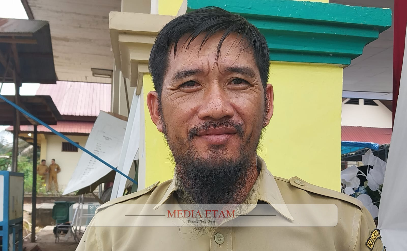 Kepala Kampung Long Beliu yang juga Ketua Papdesi Kecamatan Kelay, Benyamin. [Elton Wada / Mediaetam.com]