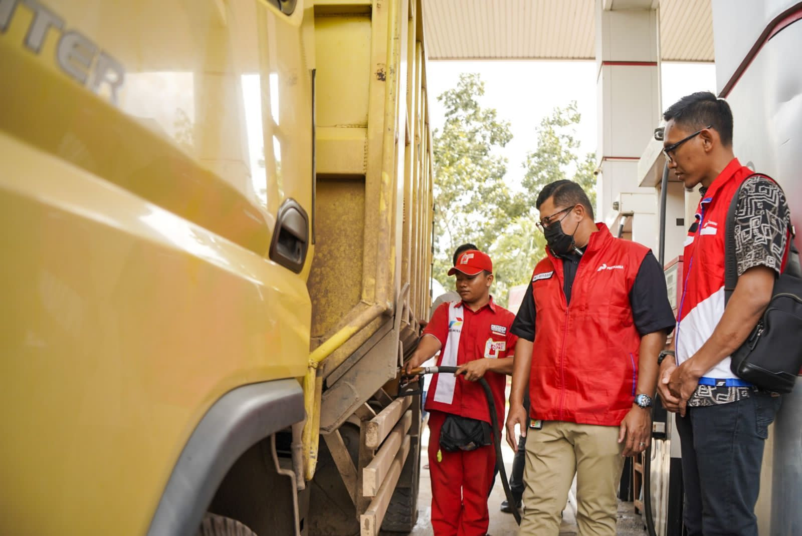 Tim saat melakukan pengecekan (Dokumen Pertamina)