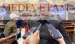 Wakil ketua DPRD Kalimantan Timur, Muhammad Samsun saat diwawancarai awak media (Foto: Iswanto/Mediaetam.com).