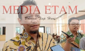 Ketua Komisi II DPRD Kalimantan Timur, Nidya Listiyono saat diwawancarai awak media (Foto Iswanto, Mediaetam.com).