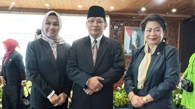Ketua Komisi III DPRD Kaltim, Veridiana Huraq Wang (kanan) (Foto Istimewa).