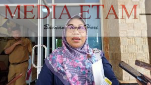 Ketua Komisi IV DPRD Kota Samarinda Sri Puji Astuti Seusai Rapat Bersama di Kantor Bappedalitbang Kota Samarinda