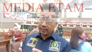 Ketua Pansus pembahas Raperda RTRW Kaltim, Baharuddin Demmu (Foto Iswanto, Mediaetam.com).