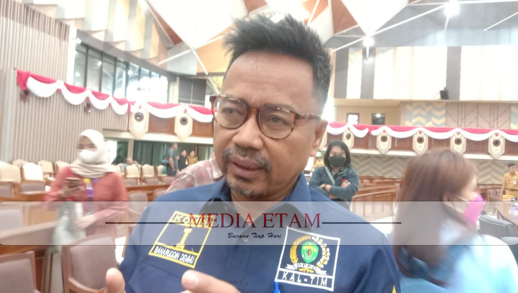 Ketua Pansus pembahas Raperda RTRW Kaltim, Baharuddin Demmu (Foto Iswanto, Mediaetam.com).