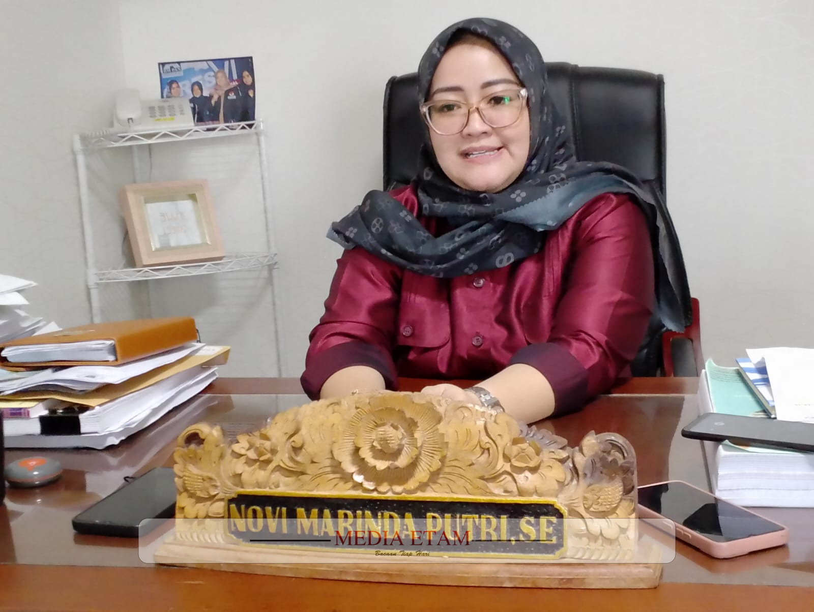 Foto : Novia Marinda Putri Anggota Komisi II DPRD Kota Samrinda