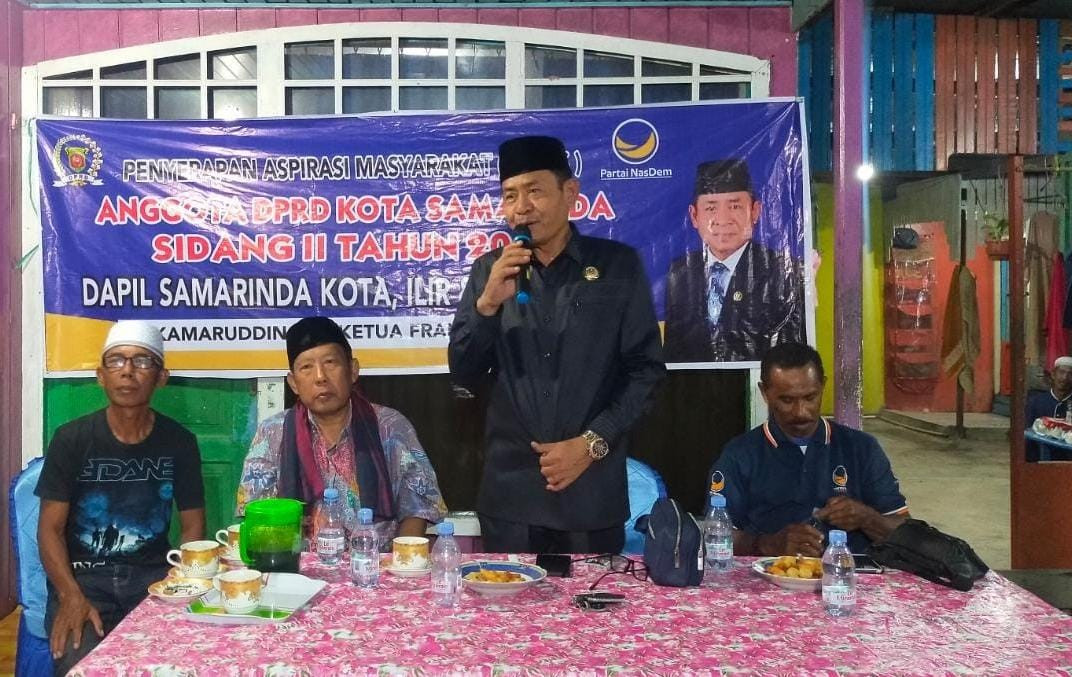 Foto : Anggota DPRD Kota Samarinda Kamaruddin saat melakukan reses (ist)