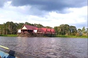 Penginapan Tepi Danau Desa Semayang. (istimewa)