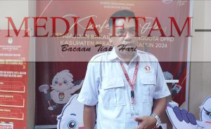 Sutami Van Donie, Bacaleg Partai Gerindra. [Elton Wada / Mediaetam.com]