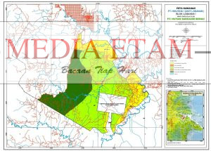 Peta areal yang dikelola oleh Hutan Sanggam. [Doc. Hutan Sanggam / Mediaetam.com]