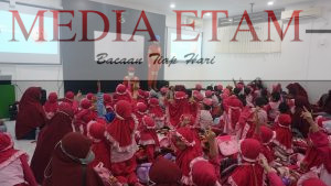 Para siswa TKIT Ash Shohwah saat melakukan kunjungan pada Kampus Safety Samburakat milik PT Berau Coal. [Doc. Berau Coal / Mediaetam.com]