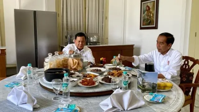 Prabowo Bertemu Jokowi di Istana Bogor