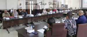 DPRD Kaltim saat menerima kunjungan dari Anggota Bamus DPRD Kalbar (Foto: Humas DPRD Kaltim).