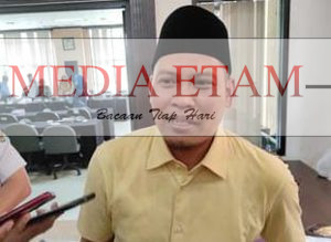 Anggota komisi IV DPRD Kalimantan Timur, Salehuddin saat diwawancarai awak media (Foto: Iswanto/Mediaetam.com).