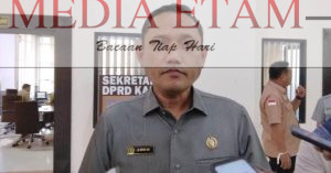 Wakil ketua DPRD Kalimantan Timur, Seno Aji saat memberikan keterangan Pers (Foto: Iswanto/Mediaetam.com).