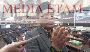 Anggota komisi IV DPRD Kalimantan Timur, Salehuddin saat diwawancarai awak media (Foto: Iswanto/Mediaetam.com).