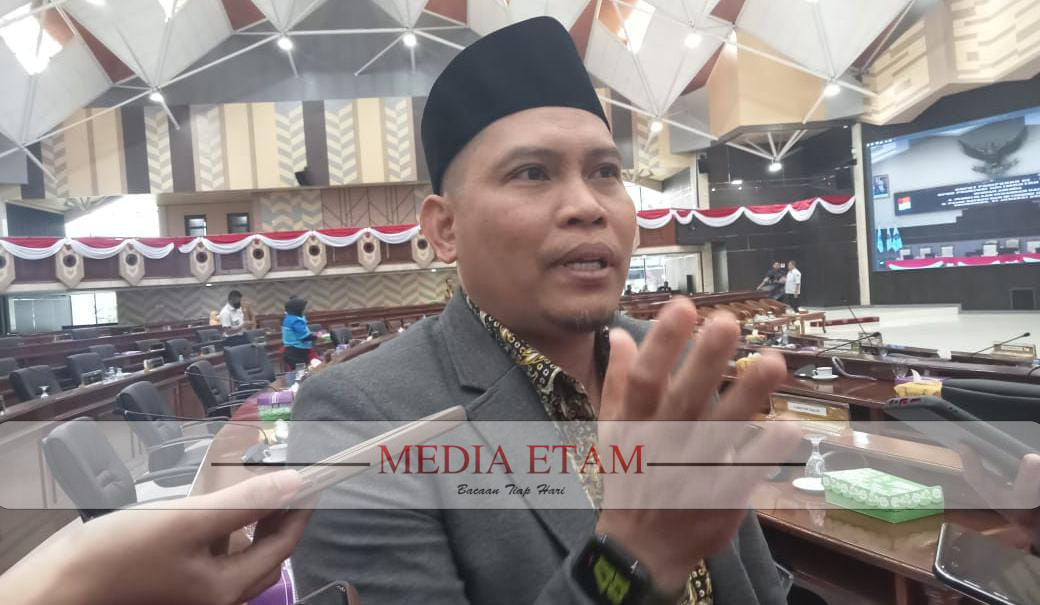 Anggota komisi IV DPRD Kalimantan Timur, Salehuddin saat diwawancarai awak media (Foto: Iswanto/Mediaetam.com).