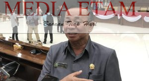 Anggota komisi I DPRD Kalimantan Timur, Jahidin saat diwawancarai awak media (Foto: Iswanto/Mediaetam.com).