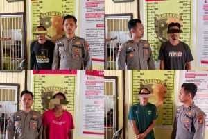 Tersangka Narkotika. (Dok: Polsek Tabang)
